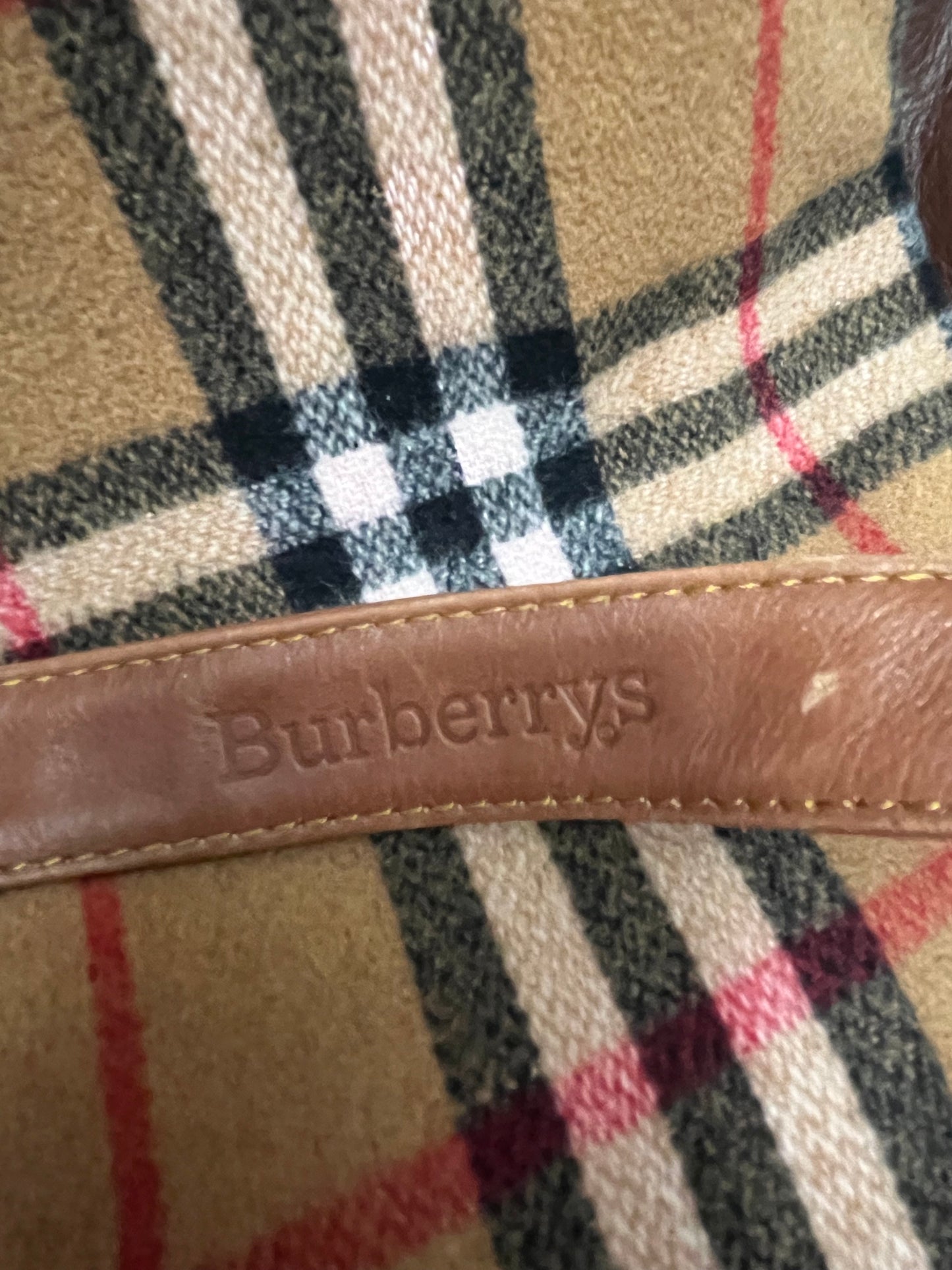 Vintage BURBERRY Shoulder Bag - Cashmere Collection